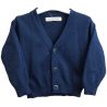 Jacheta tricotata pentru bebe baieti de culoare bluemarin